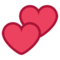 Two Hearts emoji on HTC